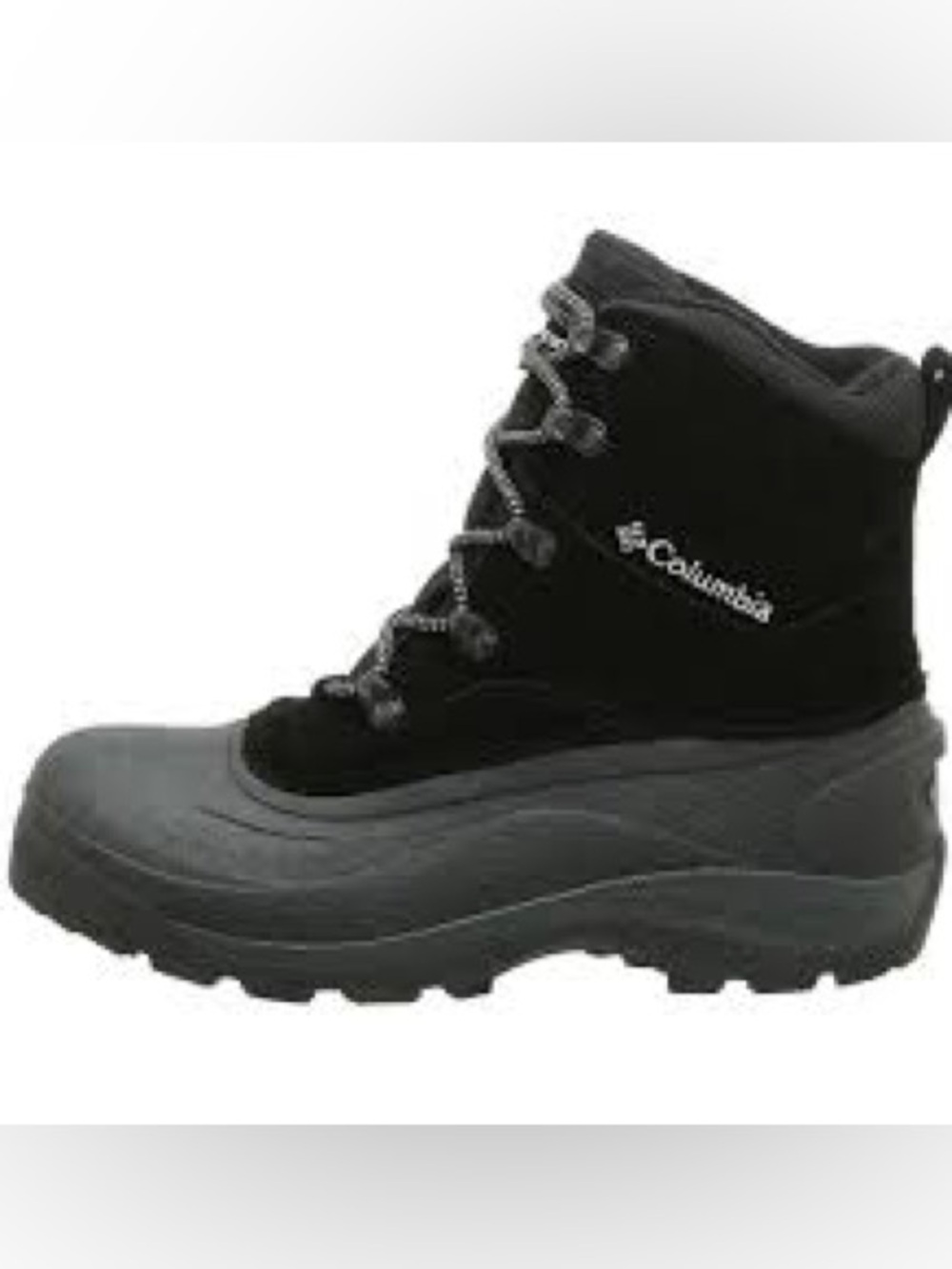 Columbia Black and Gray Thermolite Men's Winter Lace-Up Boots